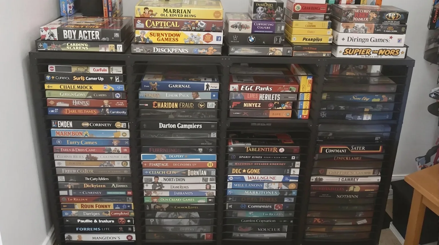 Board Game Collection Organization and Storage Systems
