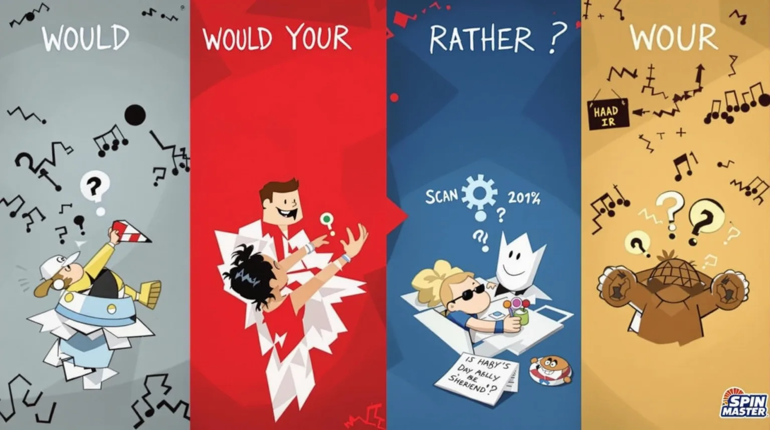 Would You Rather Board Game: The Ultimate Party Game Guide Board Game - Would You Rather by Spin Master