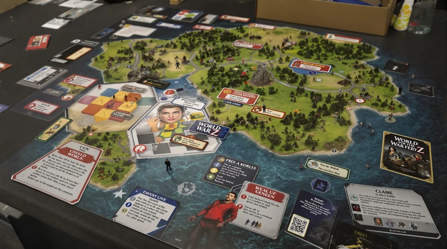 Board game franchise adaptation - World War Z board game development by University Games