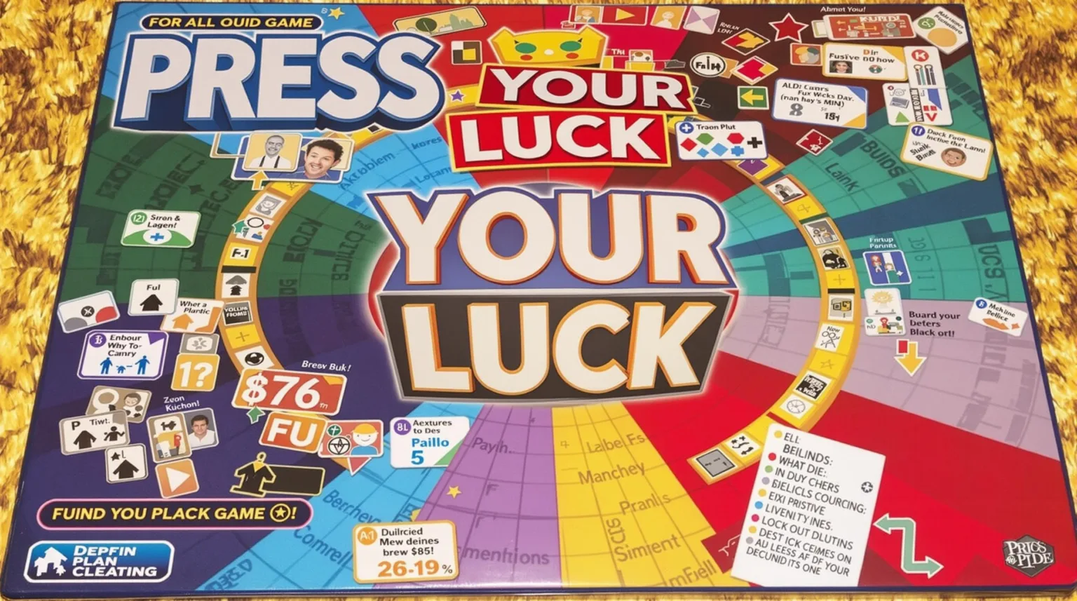 Press Your Luck Board Game: Rules, Strategies & How to Play Board game - Press Your Luck TV show adaptation mechanics and gameplay