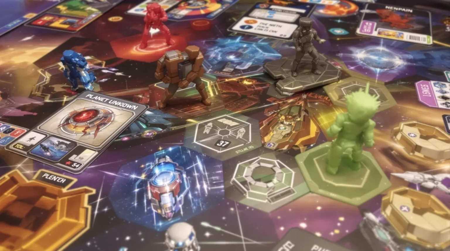 Board game mechanics and rules - Planet Unknown sci-fi tile-laying game