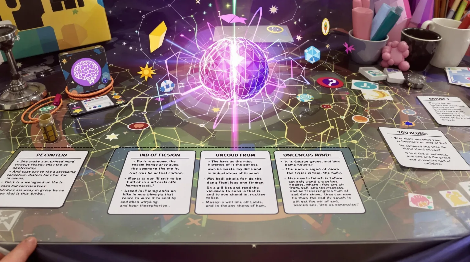 Unconscious Mind Board Game: A Deep Dive into Psychology & Strategy Educational board game design focused on psychological concepts and unconscious mind exploration
