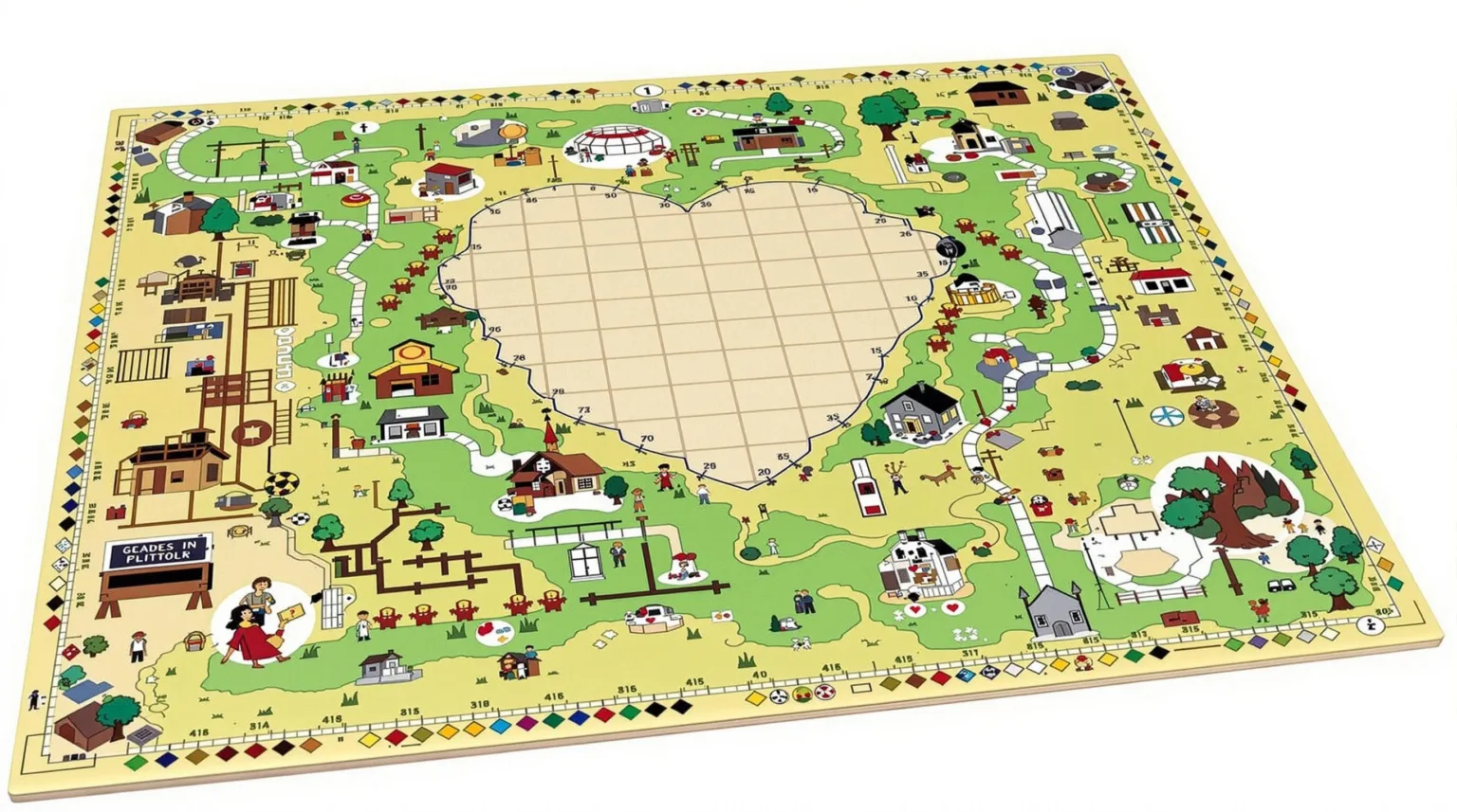 Blank game board manufacturing and design specifications