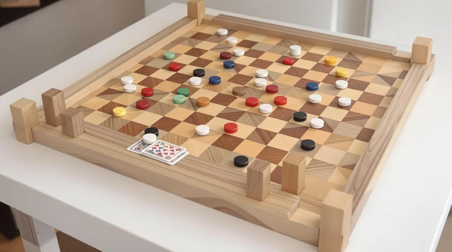 Mastering the Marbles Board Game: Rules, Variations & Strategy Wooden board game rules and mechanics - marble and card games