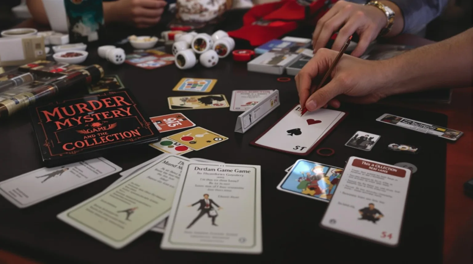 Board Game Types - Murder Mystery Games