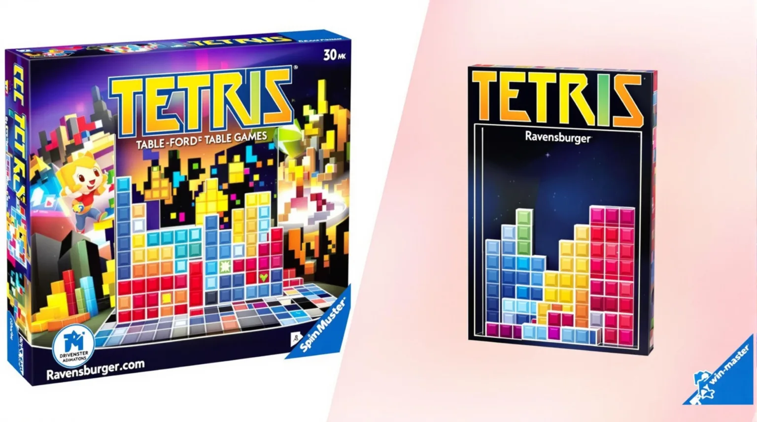 Exploring the Tetris Board Game on YouTube: Tips, Versions & Strategy Board games: Tetris-branded tabletop adaptations of the video game Tetris by publishers Ravensburger and Spin Master
