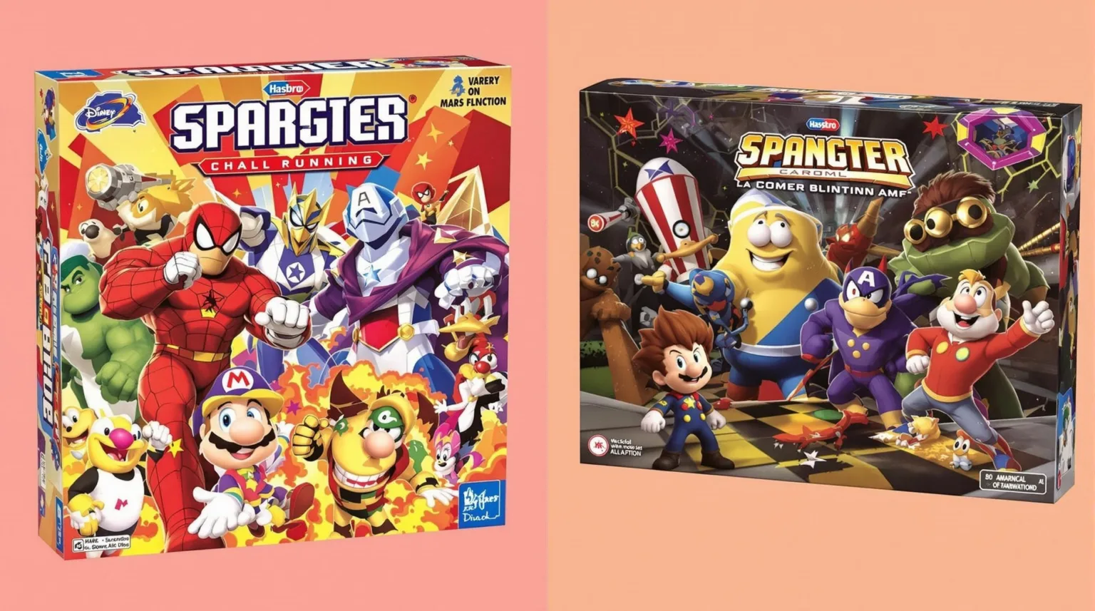 Hasbro board games and their pop culture adaptations